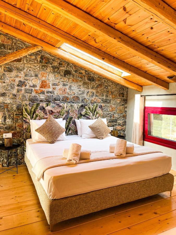 Modern Stone Villas With Swimming Pool Αλιβέρι Εξωτερικό φωτογραφία